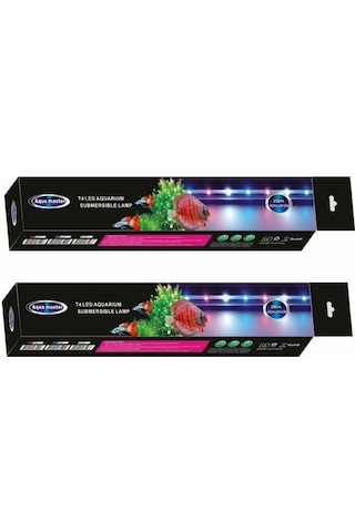 Aqua Master Akvaryum Su İçi Led Lamba 20 Cm Pembe-Beyaz