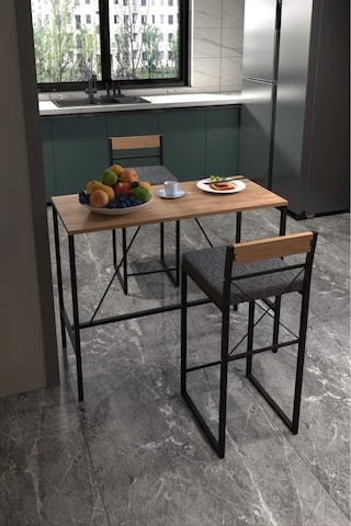 Retodesign Minderli Good Bar Masa Takımı Atlantik Çam