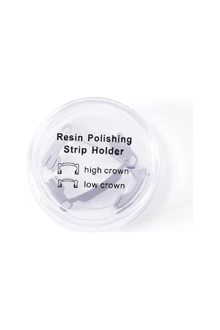 2 Adet/takım Diş Reçine Parlatma Şerit Tutucu Yüksek Taç Düşük Taç Diş Taşlama Zımpara Şekillendirme Parlatma Yardımcısı Araçları