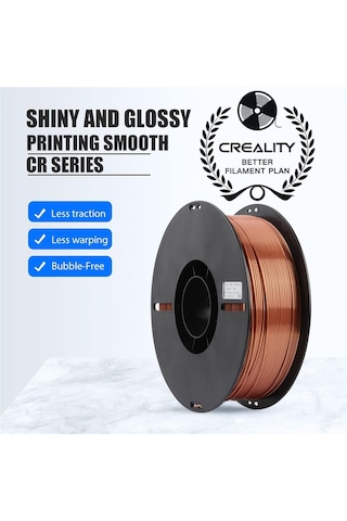 Creality Cr-silk Pla 1,75mm 3d Baskı Filament 1kg - Kırmızı Bakır - Urhanshop Gönderimli
