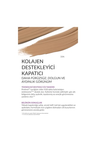 Avon Anew Düzgünleştirici Ve Tazeleyici Likit Kapatıcı 12 ML 31n Medium 0
