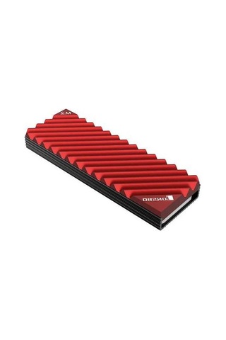 Besthome1 M.2 2280 Ssd Soğutucu, Alüminyum Isı Emici, Termal Pedli, Araçsız Tasarım, Kırmızı