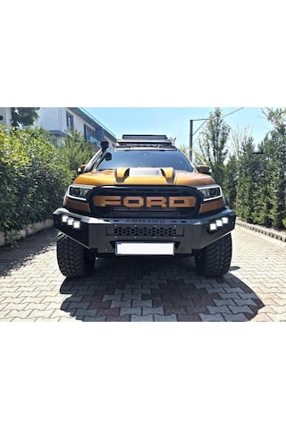 Ford Ranger Uyumlu Yedek Parça 2015-2021 Off Road Çelik Ön Tampon
