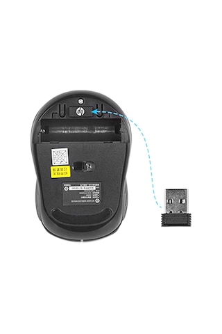 Hp S3000 2.4 Ghz Wireless 2400dpi Kablosuz Mouse 3 Butonlu