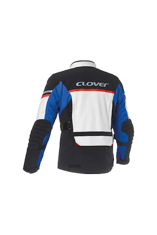Clover Savana-4 Wp Korumalı Motosiklet Montu Mavi Kırmızı