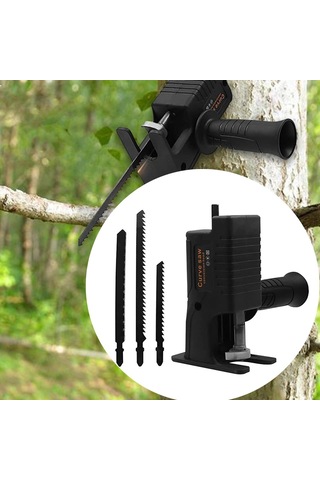 Homyl Elektrikli Matkap Tilki Kuyruğu Testere Adaptörü Zincir