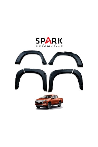 Mitsubishi L200 2019- Yılı Ve Sonrası Uyumlu Çamurluk Dodik 4 Parça İnce Model