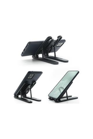 Masaüstü 6 Kademeli 13 Cm Taşınabilir Katlanabilir Tablet Ve Telefon Tutucu Stand Beyaz Akrobat Beya