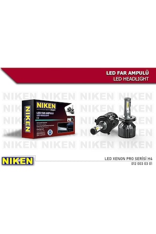 Niken H4 Led Xenon Far Ampulü Yeni Nesil Pro