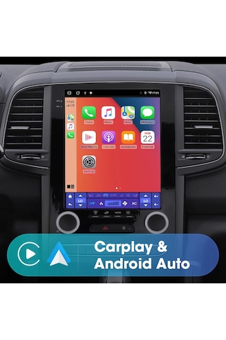 Exvol Renault Megane 4 Tesla Ekran Android Multimedya 4GB/64GB Carplay Ips Ekran