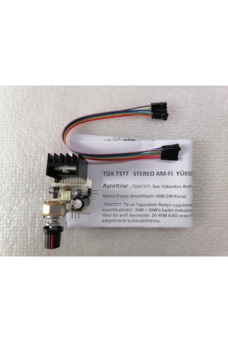 Tda7377 Stereo Amfi Devresi