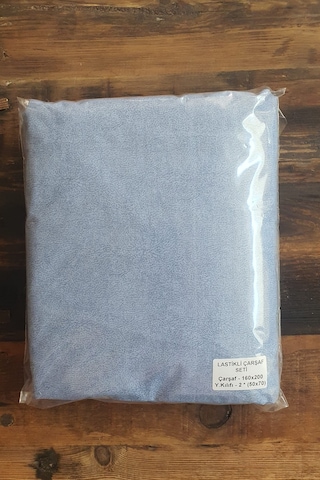 Maki Home Polycotton Mavi 160x200 Çift Kişilik Lastikli Çarşaf Mavi