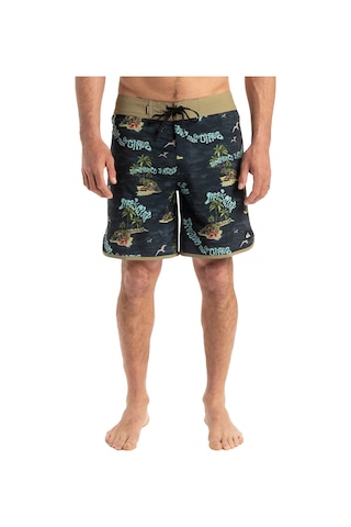 Quıksılver Quiksilver Surfsilk Scallop 18 Erkek Siyah Boardshort Blkn Siyah