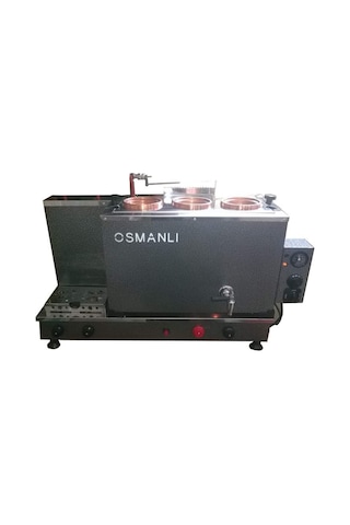 Tiryaki 3 Demlikli Statik Çay Kazanı Gri