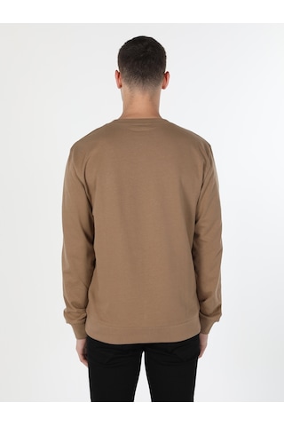 Colin's Colins Regular Fit Baskılı Bej Erkek Sweatshirt 001