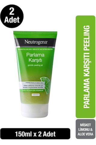 Neutrogena Visibly Clear Pore & Shine Parlama Karşıtı Peeling Jel 2 x 150 ML