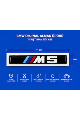 Bmw M5 Araçlar İçin Alman Ürünü Yapıştırma Sticker 0