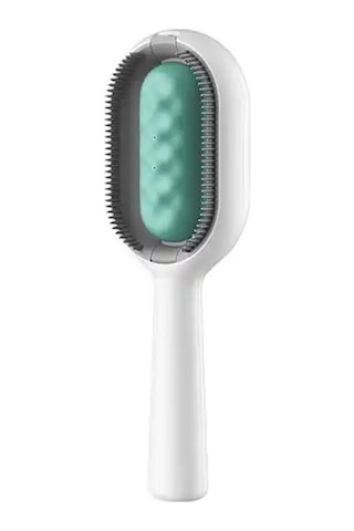 Petgravity Su Hazneli Kedi Yıkama Fırçası Kedi Tarağı Mavi