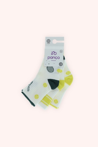 Panço Unisex 3'lü Soket Çorap Seti 2512uk11001 Renkli