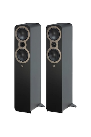 Q Acoustics Q 3050c Satin Black Kule Tipi Hoparlör Çift ı