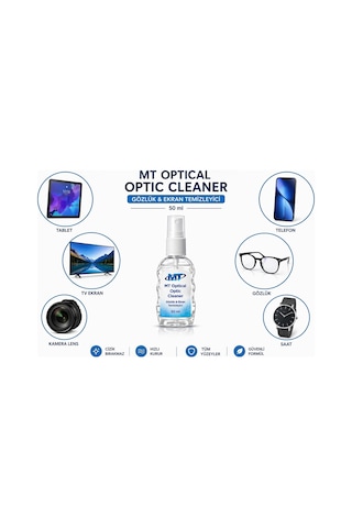 Modatüm Gözlük Camı Temizleme Spreyi 10 Adet 50ml, Tv-tablet Ekran, Çok Amaçlı Temizleme Spreyi