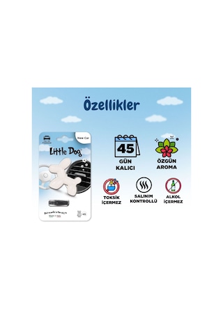 Little Joe Little Dog Yeni Araç Kokusu New Car -45 Gün -oto Kok