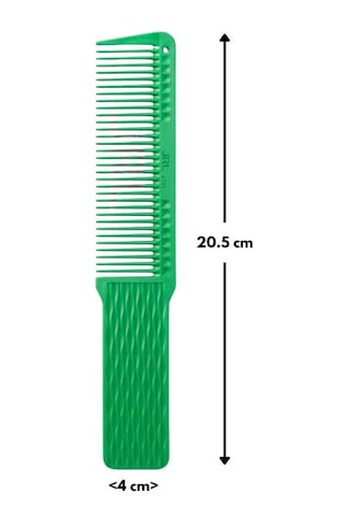 Jrl J205 20.5 Cm Profesyonel Barber Blending Geçiş Ve Harmanlama Tarağı Yeşil