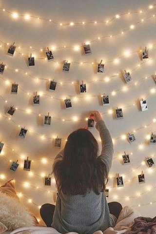 Peri Led Işık 10 Metre (Sarı) Pilli + 50 Adet Küçük Mandal Sarı