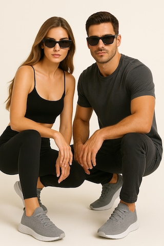 Feelup Fl-01-02 Gri Unisex Sneaker Spor Ayakkabı