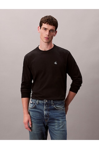 Erkek Easy Monogram T-shirt Siyah