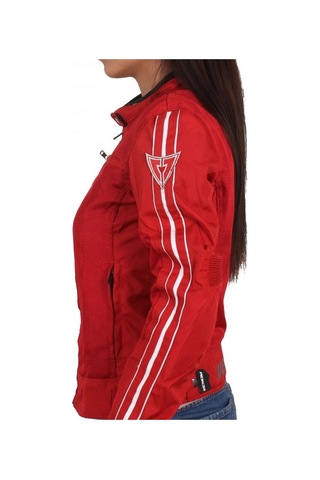 Venom Jessy Lady Fileli Yazlik Motosiklet Montu-48539-Kırmızı