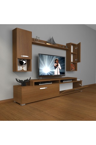 Decoraktiv Ekoflex 5da Mdf Tv Ünitesi Tv Sehpası Ceviz