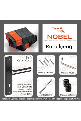 Gümüşhane Kapı Kolu Matsiyah İnox Aynalı Yale Sağ