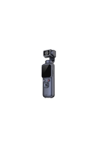 Smate 4k Pocket Camera Profesyonel Vlog Kamerası Gimbal Özellikli Titreşim Önleyici Otomatik Dönüş Ve Yüz Takibi Siyah