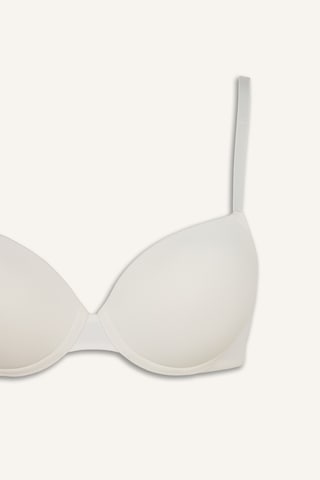 Defacto Micro Kaplı Yarım Dolgulu Balenli Tişört Bra Z3350az26auer105 Ekru-er105