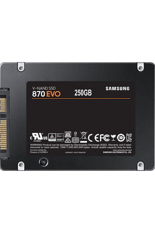 Samsung 870 EVO MZ-77E250BW 2.5" 250 GB SATA 3 SSD