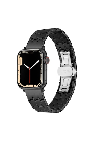 Apple Uyumlu Watch 7 41 MM Zore Krd-86 Metal Kordon