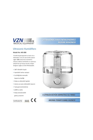 Vzn Buhar Makinesi - 3 Litre Kapasite
