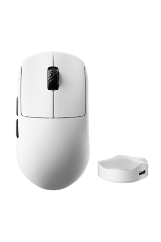 Scyrox V8 8k Hz Pixart 3950 Sensör Beyaz Kablosuz Simetrik Gaming Mouse V8 Whıte