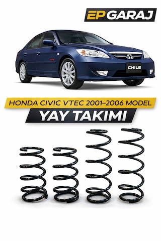 Honda Cıvıc Vtec 2001-2006 Uyumlu Ön Arka Yay Takımı 4 Parça Oem