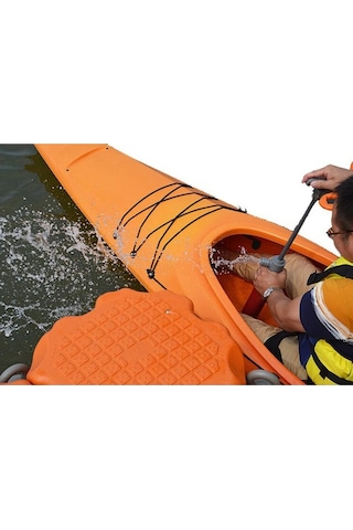 Ganzhoushop Suntek Su Sintine Pompası Manuel Kırmızı Kayık El Drenaj Vx