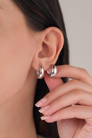 Tmt Silver 17 Mm Gümüş Halka Şarnel Küpe