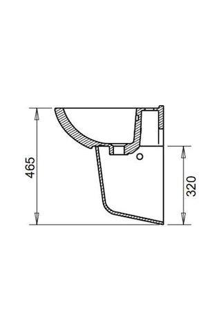 Turavit Polo Yarım Ayak Lavabo