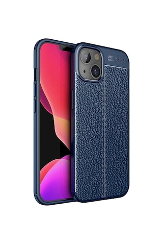 Apple Uyumlu iPhone 13 Mini Kılıf Deri Tarzı Niss Silikon Case
