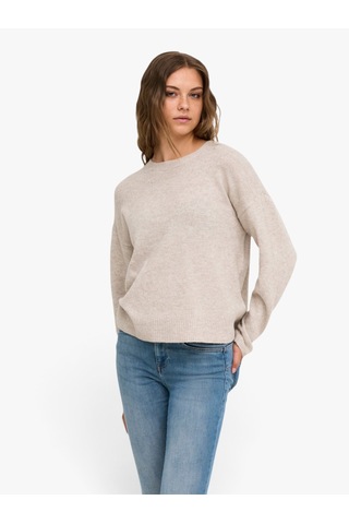 Only Onlolıvıa Ls O-neck Cc Knt Kadın Beyaz Kazak - 15380548