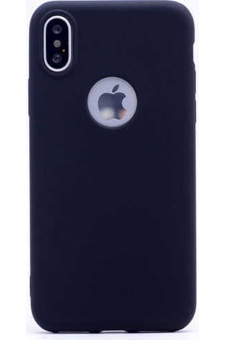 Apple Uyumlu iPhone XS Max 6.5 Kılıf Zore Premier Silikon Kapak-Siyah