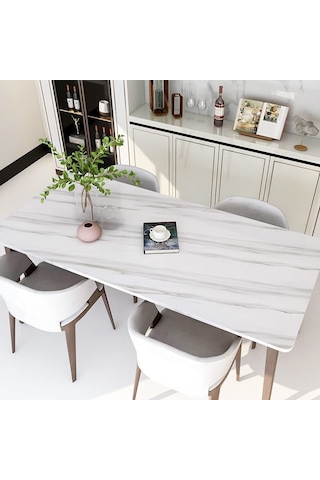 Kenpazar Açık Mermer Desenli Yapışkanlı Kaplama Kağıdı Büyük Boy 5 Metre