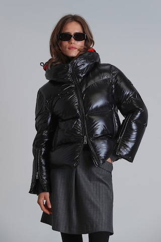 Lufian Shay Kaz Tüyü Kadın Mont Siyah Siyah 122120026100100 Siyah