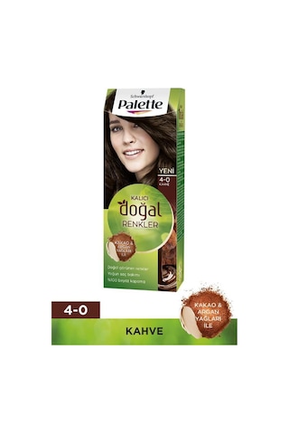 Palette Kalıcı Doğal Renkler 4 - 0 Kahve X 2 Adet
