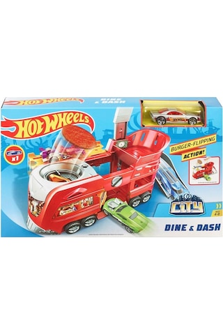 Hot Wheels Hareketli Restoran Oyun Seti
